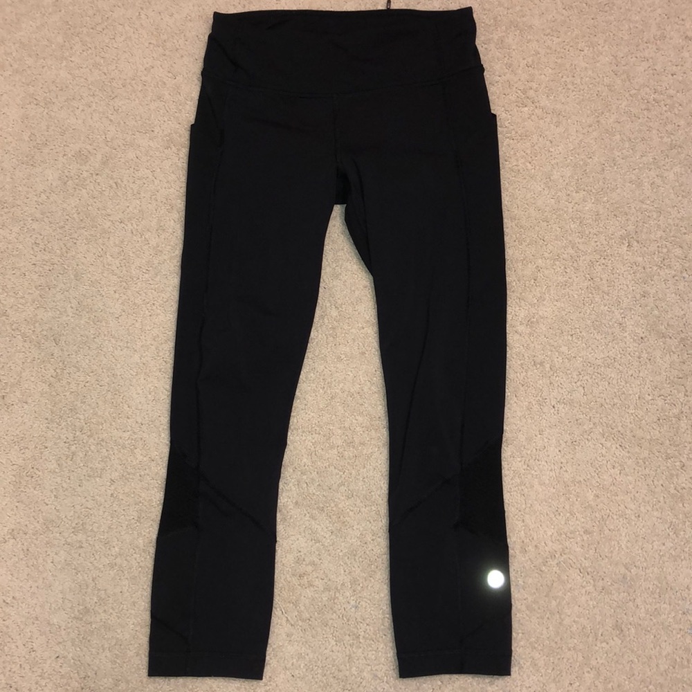 Lulu lemon leggings | black | cropped